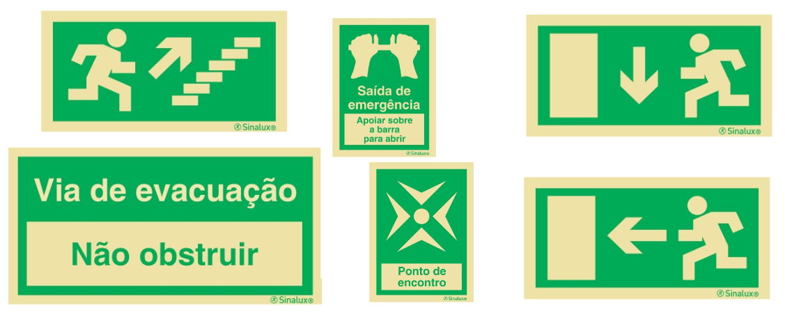 Sinalética de Evacuação