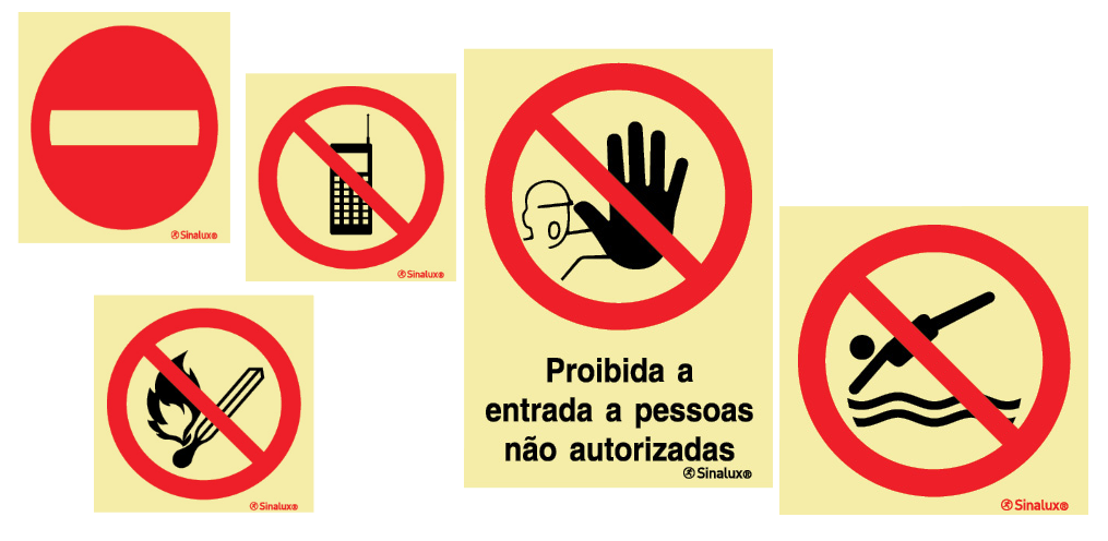 Sinalética de Proibição